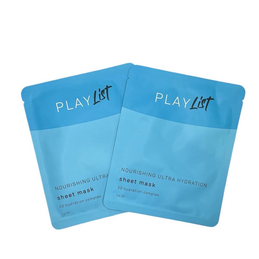 Playlist Nourishing Ultra Hydration Sheet Masks - 2 Pack